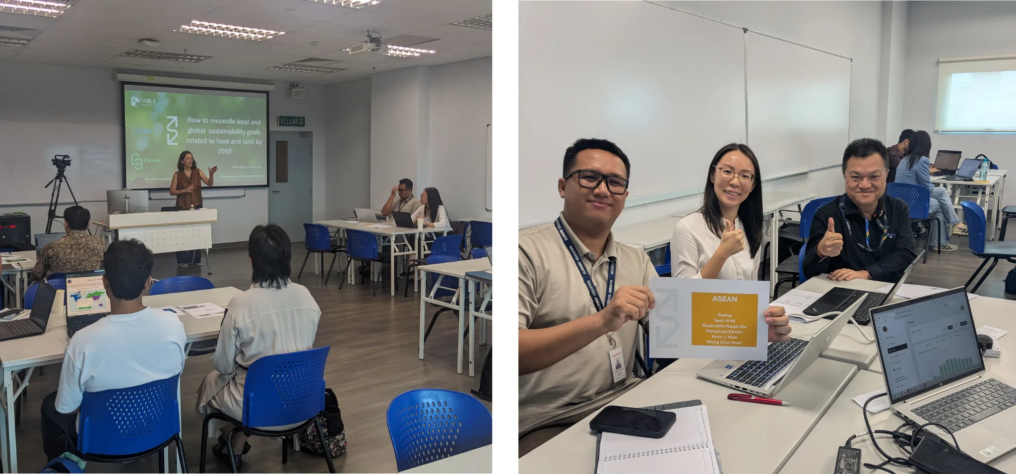 FABLE Calculator training session with participants at the 2026 GBA–ASEAN Conference